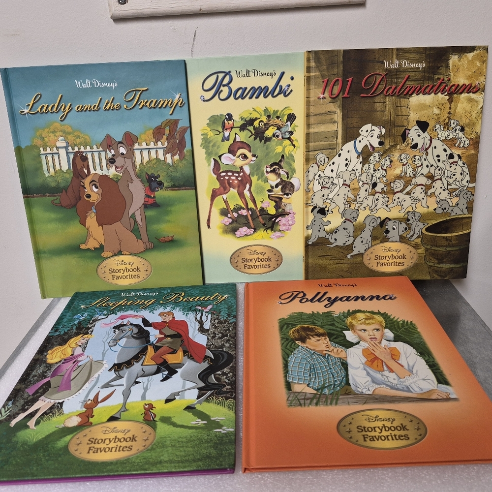 Disney Storybook Collection with Colorful Covers LOT OF 6